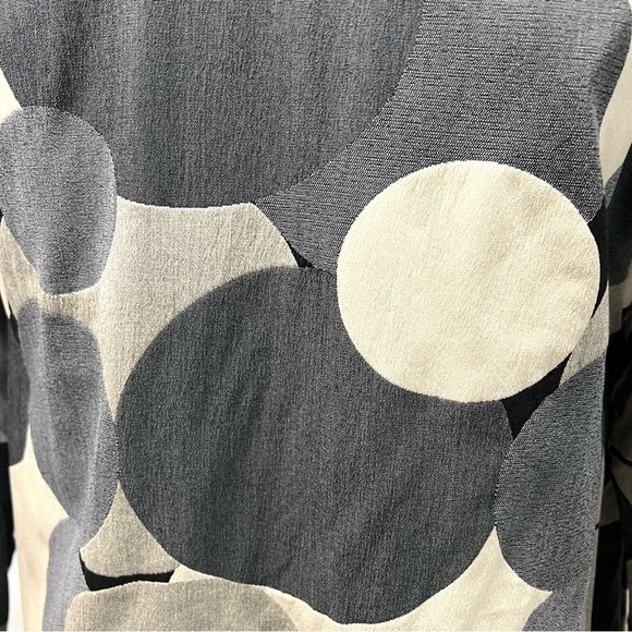 Bryn Walker Big Dot Print Open Front Art To Wear Lightweight Jacket Women Small - Picture 14 of 16